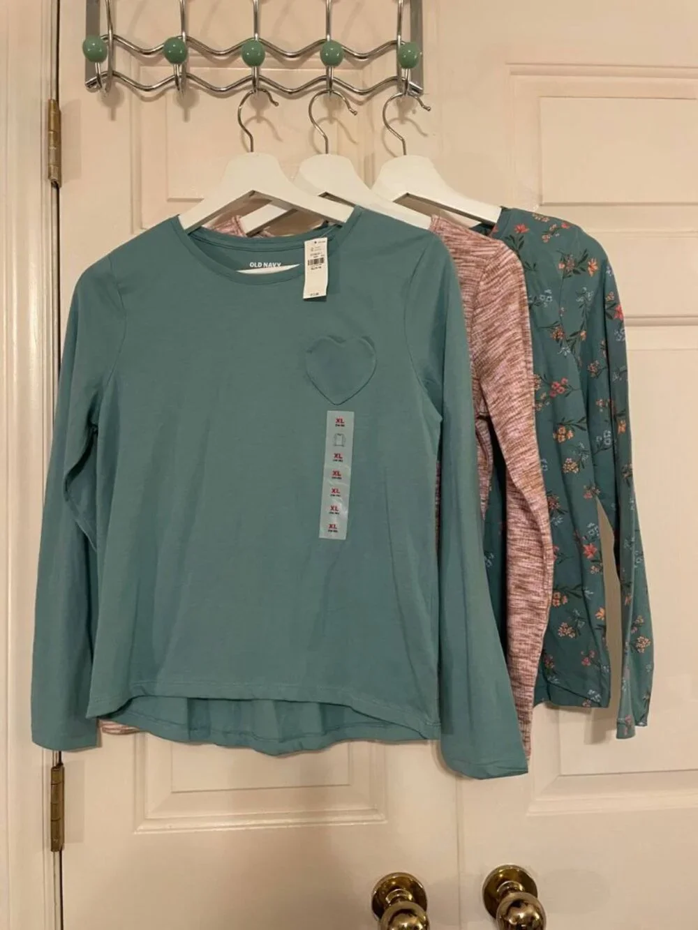 NWT lot Old Navy Girls XL Floral Softest Long Sleeve Tee | Soft Girl Vibes